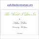 The World I Live In
