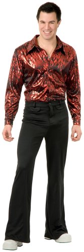 Disco Shirt - Flame Hologram Adult  