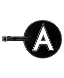 Initial Luggage Tag A on Travel Gear Bag Travel Gear Bag Initial Luggage Tag A