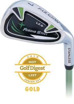 Paragon Rising Star Kids Junior Dual Wedge Ages 8-10 Green