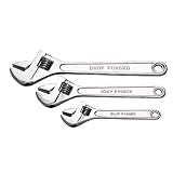 Clarke CHT104 3 Piece Adjustable Wrench Set