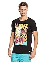 Springfield Camiseta Manga Corta (Negro)