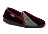 Dunlop Duncan Burgundy Mens Slippers
