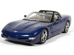 1/18 AutoArt 2004 Corvette Convertible Commemorative Edition Metallic Blue