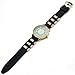 Geneva Polyurethane Fashion Crystal Women's Watch