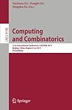 Computing and combinatorics : 21st international conference, COCOON 2015, Beijing, China, August 4-6, 2015 : Proceedings