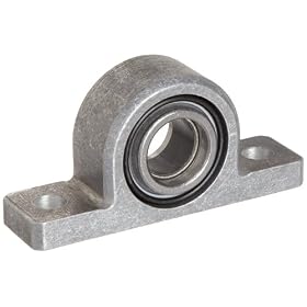 Spyraflo PB2-625-HT Self-Aligning, High Performance, High Temperature, Teflon-Bronze Bearing With 5/8" Inner Diameter Aluminum Pillow-Block