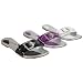 Sunny Feet by Journee Flat Buckle Slide Sandals