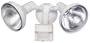 Heath Zenith SL-5412-WH Motion Sensor Light Control with Protective Metal Lamp Covers, White
