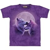 The Mountain Loving Wolves Purple T-shirt
