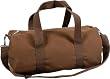 Earth Brown 19" Vintage Canvas Shoulder Bag
