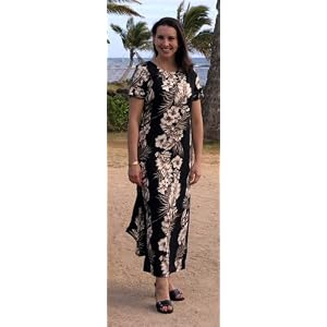 Regular & Plus Size Elegant Column Long Dress - Fern Leaf Garden Hawaiian Aloha Figure-Hugging Evening Dress