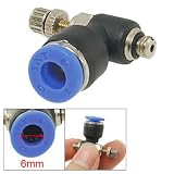 Buy Amico 6 x M5 Thread Air Pneumatic Flow Control Quick Fittings by uxcell