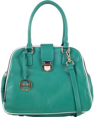 CMD Women's Double Handle Satchel,Jade,US