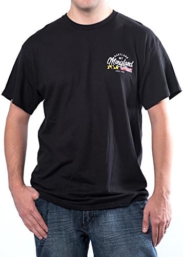 Maryland My Maryland Mens Eat Drink Be Maryland Shirt Large Black