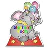 Personalised Circus Elephant Door Plaque