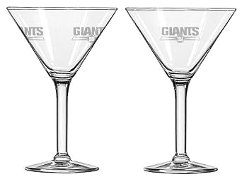NFL 10-Ounce Martini Glass Set