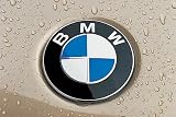 OEM BMW TRUNK HOOD TRUNK EMBLEM ROUNDEL LOGO 82 mm