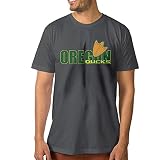 Fashion Men's Tee Football University Ducks Logo S DeepHeather