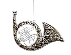 6.25" Seasons of Elegance Musical Instrument French Horn Christmas Ornament