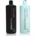 Sebastian Penetraitt Strengthening and Repair Shampoo & Conditioner Liter Set (33.8 oz)