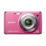 Sony Cybershot DSC-W220 12MP Digital Camera with 4x Optical Zoom with Super Steady Shot Image Stabilization (Light Pink) ~ Sony