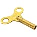 Brass Clock Winding Key Mainspring Winder Sz 6 3.75mm