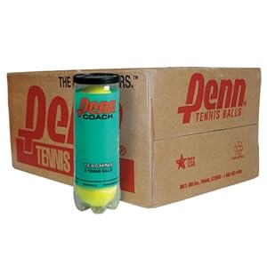 Coach Teaching Tennis Balls