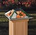 4x4 Solar Tiffany Style Sunflower Post Cap [CAPITOL CITY LUMBER]