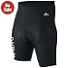 These Dare 2b mens bike shorts are made with quick drying nylon/elastane stretch fabric. These outdoor clothing shorts feature contoured cycle specific seat padding and flat locked seams for comfort.
