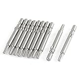 uxcell トルクスドライバー S2工具鋼材質 トルクスヒント マグネット 丸軸 4mmx40mm