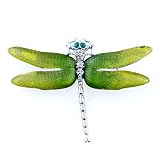 Green Wing Dragonfly Brooches And Pins