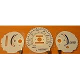 96 97 98 99 00 Honda Civic DX AT No Tach Glow Gauges Dash Kit Cluster Trim 