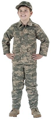 Kids ACU Digital Pattern Army Pants