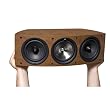 KEF IQ 6c walnuss 3-Wege-Center-Lautsprecher