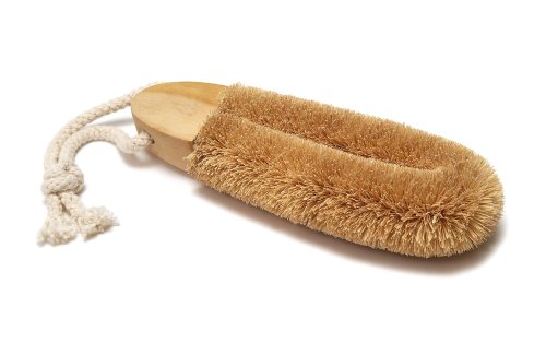 Merben International Hard Texture Coconut Foot Brush For Dry or Wet Use, 6.5