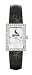 St. Louis Cardinals Ladies Allure Black Leather Strap Watch