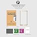 G-WACK Curved Full Coverage Tempered Glass Screen Protector for Samsung Galaxy S6edge Plus (Gold)