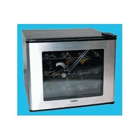 Haier HVT12AVS Wine Cooler 12 Bottle with Silver Trim by HAIER AMERICA TRADING