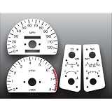 1994-1997 Isuzu Rodeo Passport Manual White Face Gauges