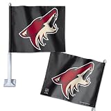 Phoenix Coyotes Official 12"x14"x21" NHL Car Flag
