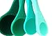 Ombre Measuring Spoons (Set of 4) Made of Flexible, Durable, BPA-Free Silicone