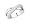 Elements Sterling Silver R702 58 Ladies 1/2 Diamond cut Crossover Kiss Ring - Size Large