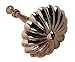 Brass Accents Sunburst Curtain Tiebacks (BAM05C0450AC)-Antique Copper