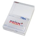 TOPS 63160 Prismt Plus Legal Rule Writing Pads, Letter, Pastel Gray, 50 sheets/pad, 12/pk