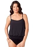 Woman Within Plus Size Swimsuit - tank style - the Fantastic Faux by Miraclesuit