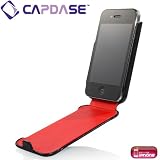 CAPDASE iPhone 4S / 4 Capparel Protective Case: Forme, Black / Red CPIH4-1019