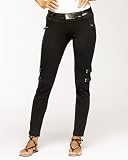 Buckle Trim Skinny Pant - BEBE SPORT - black (M)