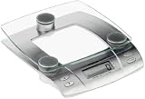 EKS - 8225 ST COVER - Balance de Cuisine Électronique en Inox avec Plateau en Verre - 5 kg