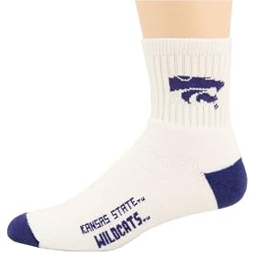 Kansas State Wildcats White (501) 10-13 Team Logo Tall Socks